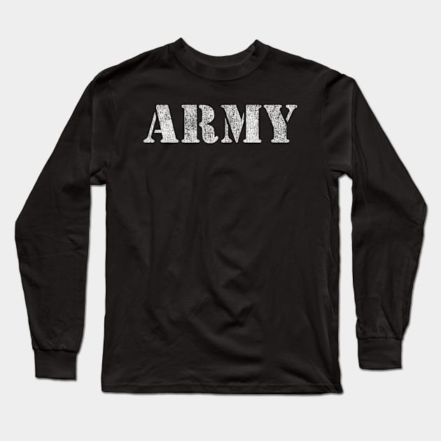 Army Vintage Long Sleeve T-Shirt by Flippin' Sweet Gear